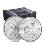 Monster Box of 500 - 2022 South Africa 1 oz Silver Krugerrand BU (20 Roll, Tube, Lot of 25)