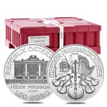 Monster Box of 500 - 2025 1 oz Austrian Silver Philharmonic Coin BU