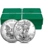 Monster Box of 500 - 2015 1 oz Silver American Eagle $1 Coin BU (25 Roll, Tube of 20)