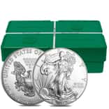 Monster Box of 500 - 2014 1 oz Silver American Eagle $1 Coin BU (25 Roll, Tube of 20)