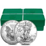 Monster Box of 500 - 2016 1 oz Silver American Eagle $1 Coin BU (25 Roll,Tube,Lot of 20)