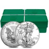 2013 1 oz Silver American Eagle BU (500-Coin Mint Sealed Monster Box)
