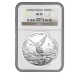 2015 1 oz Mexican Silver Libertad NGC MS 70