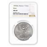 1993 1 oz Mexican Silver Libertad Coin NGC MS 69