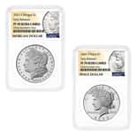2025-S Morgan and Peace Silver Dollar Proof 2-Coin Set NGC PF 70 ER (Morgan/Peace)