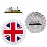 2021 Chad 6 gram World Landmarks - Great Britain Bottle Cap Proof Silver Coin .999 Fine (In Cap)