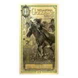 1 Oklahoma Goldback 1/1000 oz 24K Gold Foil Aurum Note