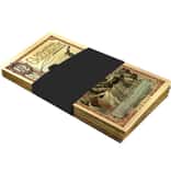 Pack of 100 - 1/2 Oklahoma Goldback 1/2000 oz 24K Gold Foil Aurum Note
