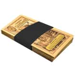 Pack of 100 - 1/4 California Goldback 1/4000 oz 24K Gold Foil Aurum Note