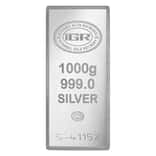 1 Kilo Istanbul Gold Refinery IGR Silver Bar .999 Fine (w/Assay)