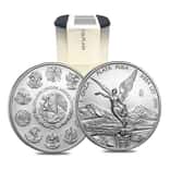 Roll of 25 - 2024 1 oz Mexican Silver Libertad Coin BU