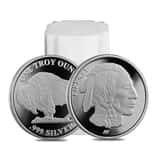 Roll of 20 - 1 oz Asahi Buffalo Design Proof Silver Round .999 Fine (Tube of 20)