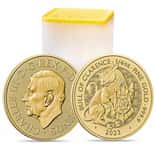 Tube of 25 - 2023 GB 1/4 oz Gold The Tudor Beasts Bull of Clarence Coin BU