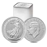Roll of 25 - 2026 Great Britain 1 oz Silver Britannia Coin BU