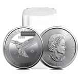 Tube of 20 - 1/2 oz Canada Red-Tailed Hawk Silver Coin BU (Random Year)