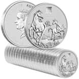 Roll of 20 - 2026 1 oz Silver Lunar Horse BU Australian Perth Mint