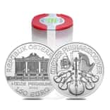 Roll of 20 - 2022 1 oz Austrian Silver Philharmonic Coin BU (Lot, Tube of 20)