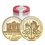 Tube of 20 - 2024 1/25 oz Austrian Gold Philharmonic Coin BU