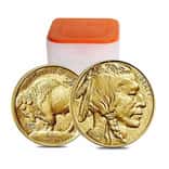 Roll of 20 - 2025 1 oz Gold American Buffalo $50 Coin BU