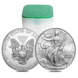 Tube of 20 - 2004 1 oz Silver American Eagle $1 Coin BU (Lot of 20)