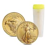 Roll of 40 - 2024 1/2 oz Gold American Eagle $25 Coin BU
