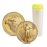 Roll of 40 - 2025 1/2 oz Gold American Eagle $25 Coin BU