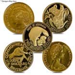 Royal Australian Mint $200 Gold Commem Coin BU/PF AGW .2948 oz (Random Design)
