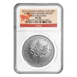 2015 1 oz Canadian Silver Maple Leaf Lunar Goat Privy Reverse Proof NGC PF 70