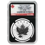 2015 1 oz Silver Canadian Maple Leaf E=mc2 Privy NGC PF 69 - Early Releases Red Label Retro Holder