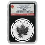 2015 1 oz Silver Canadian Maple Leaf E=mc2 Privy NGC PF 69 - First Releases Red Label Retro Holder