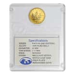 1998 1/10 oz Family of Eagles Gold $5 Canadian Maple Leaf .9999 Fine Gold (In Assay) Blue Label