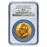 1974 Medallic Art Co Nelson Rockefeller 18K AGW .75 oz Gold Vice President Inaugural Medal NGC MS 68