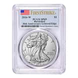 2016-W 1 oz Burnished Silver American Eagle PCGS SP 69 First Strike - 30th Anniversary