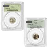 Silver Roosevelt Dime 10C Sample Slab PCGS OGH (Random Year, Random Grade)