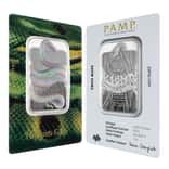 2024 1 oz PAMP Suisse Nature's Grip Green Anaconda Silver Coin Bar