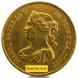 Spain 4 Escudos Gold Coin Ex-Jewelry (Random Year)