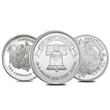 1 oz Silver Generic Rounds .999 Fine