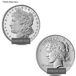 US Mint Modern Morgan/Peace Silver Dollar .999 Fine BU/Proof (Random Year)