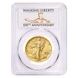 2016 1/2 oz Walking Liberty Half Dollar Centennial Gold Coin PCGS SP 69 First Strike