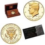 2014 W 3/4 oz John F. Kennedy 50th Anniversary Half Dollar Gold Proof Coin (w/Box and COA)