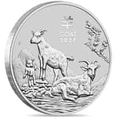 Lunar Year Of The Goat Silver Coins