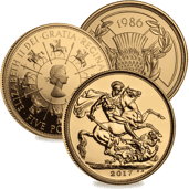 British Gold Pound Coins