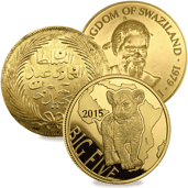 Cameroon, Congo, and Liberia Gold Coins