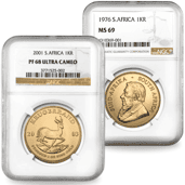 Certified Gold Krugerrand Coins