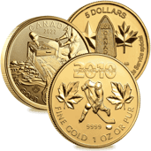 Gold Canadian Commemorative Coins