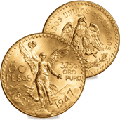 Mexican Gold Peso Coins
