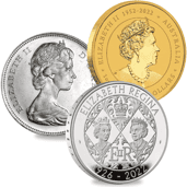 Queen Elizabeth II Silver & Gold Coins