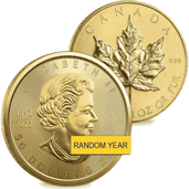 Gold Maple Leaf Random Year