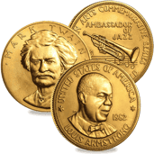 US Gold Commemorative Medals