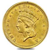 $1 Indian Princess Head Gold Coin